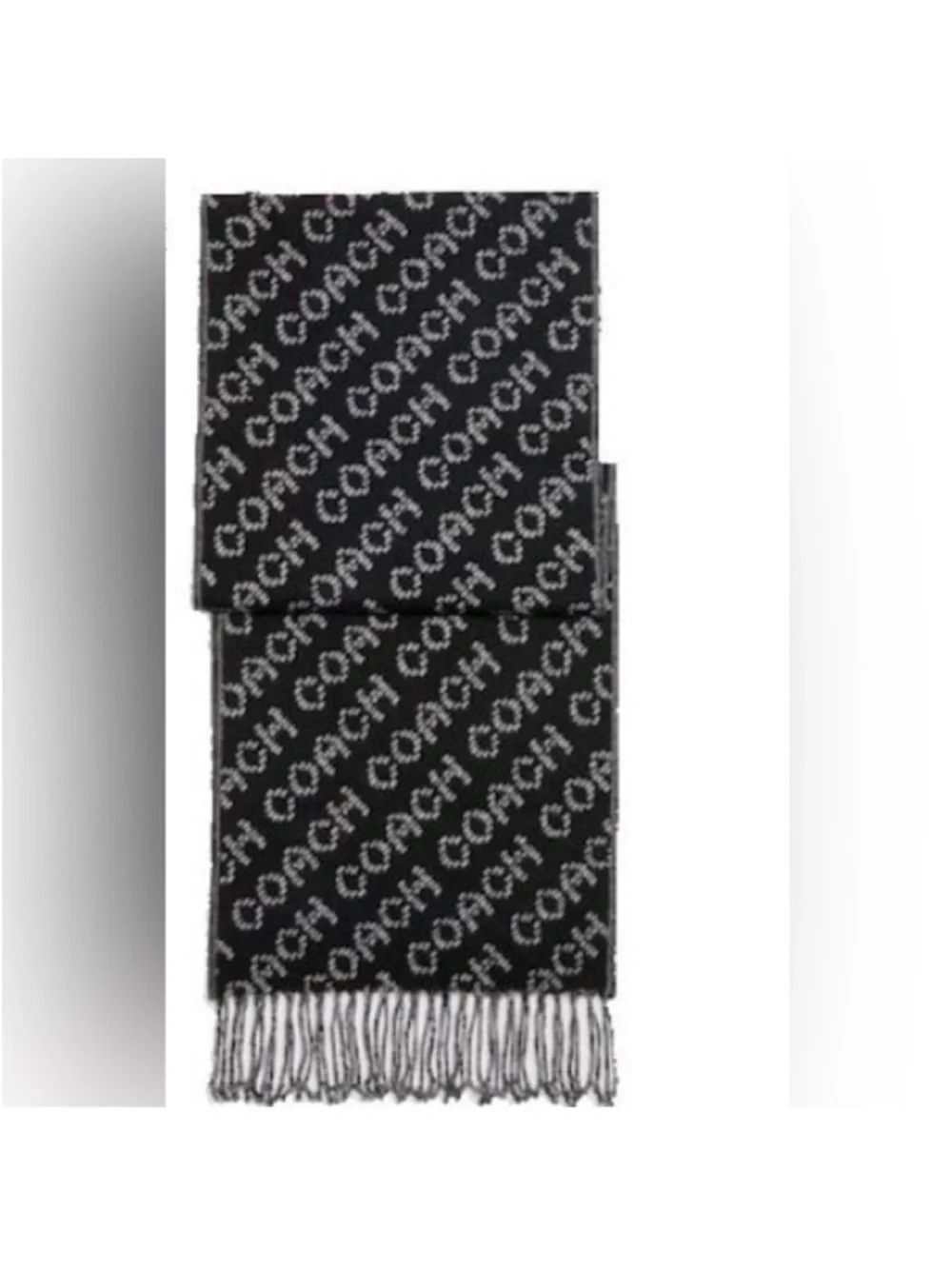 COACH SIGNATURE WOOL SCARF #CH135